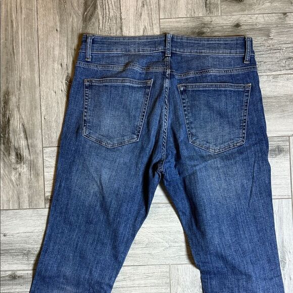 Warp + Weft Men's Slim Blue Denim Jeans - Picture 10 of 10